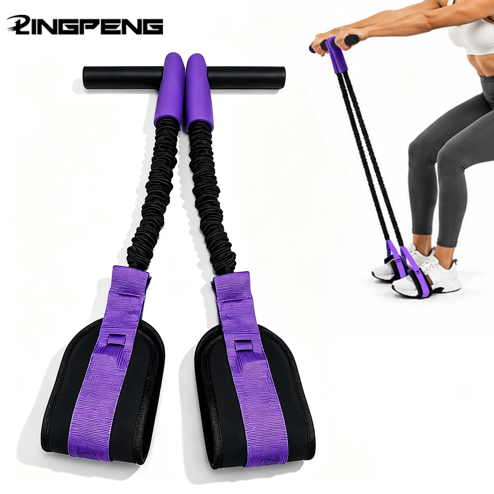 Yoga Fitness Resistance Band - Профессиональное оборудование для приседаний: эластичные многофункциональные